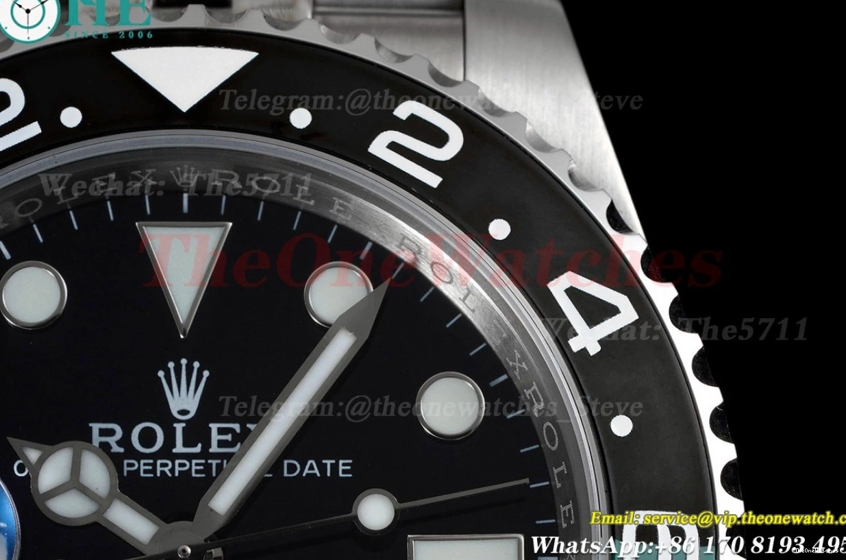 SS Master SS Jub Dial GMF 40mm Sprite VR3186 126720 Black II GMT 0423